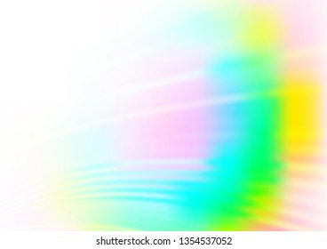 Light Multicolor, Rainbow vector glossy bokeh pattern. Colorful illustration in blurry style with gradient. A completely new template for your design.
