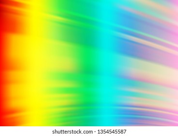 Light Multicolor, Rainbow vector glossy bokeh pattern. Glitter abstract illustration with an elegant design. The background for your creative designs.