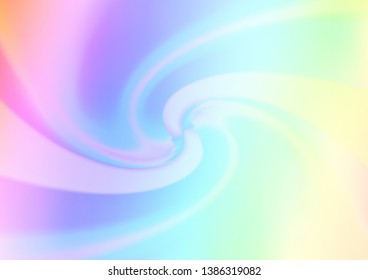 Light Multicolor, Rainbow vector glossy abstract background. A vague abstract illustration with gradient. The elegant pattern for brand book.