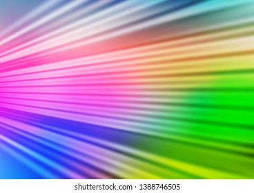 Light Multicolor, Rainbow vector glossy abstract background. A completely new color illustration in a bokeh style. The blurred design can be used for your web site.