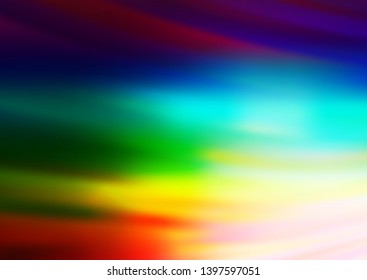 Light Multicolor, Rainbow vector glossy bokeh pattern. Colorful abstract illustration with gradient. A completely new template for your design.