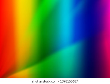 Light Multicolor, Rainbow vector glossy bokeh pattern. Glitter abstract illustration with an elegant design. A completely new design for your business.