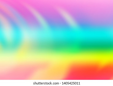 Light Multicolor, Rainbow vector glossy abstract template. Modern geometrical abstract illustration with gradient. The background for your creative designs.