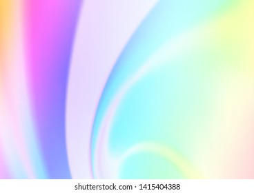 Light Multicolor, Rainbow vector glossy abstract template. Shining colorful illustration in a Brand new style. The elegant pattern for brand book.