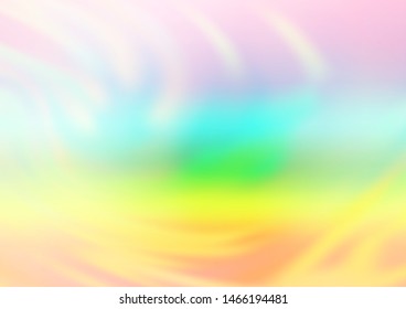 Light Multicolor, Rainbow vector glossy bokeh pattern. Glitter abstract illustration with an elegant design. A completely new design for your business.