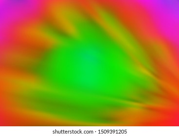 Light Multicolor, Rainbow vector glossy bokeh pattern. Colorful abstract illustration with gradient. The elegant pattern for brand book.