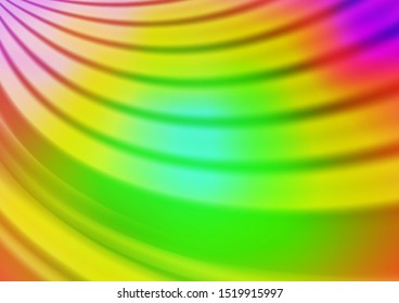 Light Multicolor, Rainbow vector glossy bokeh pattern. A vague abstract illustration with gradient. Brand new design for your business.