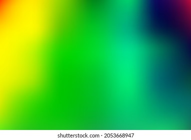Light Multicolor, Rainbow vector glossy abstract template. Colorful illustration in abstract style with gradient. Design for your web site.