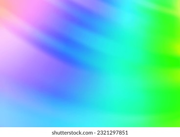 Light Multicolor, Rainbow vector glossy abstract background. A completely new color illustration in a bokeh style. A completely new template for your design.