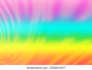 Light Multicolor, Rainbow vector glossy abstract background. Glitter abstract illustration with an elegant design. The best blurred design for your business.