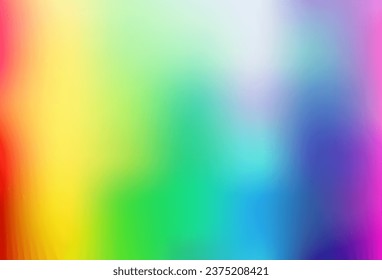 Light Multicolor, Rainbow vector glossy abstract background. A completely new color illustration in a bokeh style. Smart texture for your design.