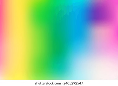 Light Multicolor, Rainbow vector glossy abstract template. Glitter abstract illustration with an elegant design. Template for cell phones.