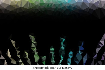 Light Multicolor, Rainbow vector hexagon mosaic cover. Modern geometrical abstract illustration with gradient. The polygonal design can be used for your web site.