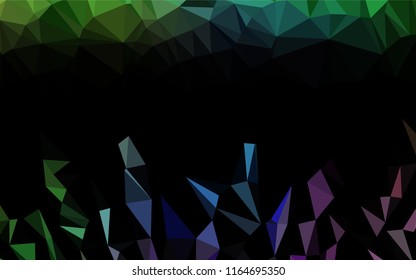 Light Multicolor, Rainbow vector hexagon mosaic texture. Shining colored illustration in a Brand new style. The completely new template can be used for your brand book.