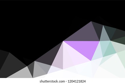 Light Multicolor, Rainbow vector hexagon mosaic cover. Colorful abstract illustration with gradient. The elegant pattern can be used as part of a brand book.