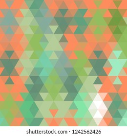 Light Multicolor, Rainbow vector hexagon mosaic cover. Colorful illustration in abstract style with gradient. A new texture for your design. EPS 10