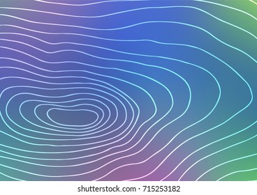 Light Multicolor, Rainbow vector indian curved template. Decorative shining illustration with doodles on abstract template. A new texture for your design.