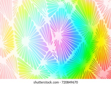 Light Multicolor, Rainbow vector indian curved texture. Glitter abstract illustration with doodles and Zen tangles. Brand-new style for your business design. Light Multicolor, Rainbow vector indian curved texture. Glitter abstract illustration with doodles and Zen tangles. Brand-new style for your business design.