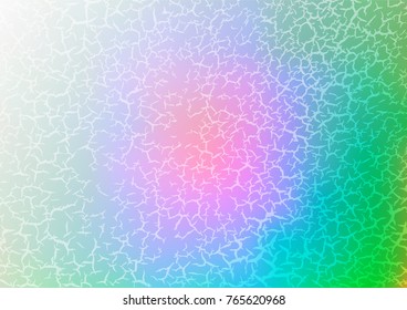 Light Multicolor, Rainbow vector indian curved template. Shining colored illustration with doodles in Zen tangle style. The pattern can be used for wallpapers and coloring books.