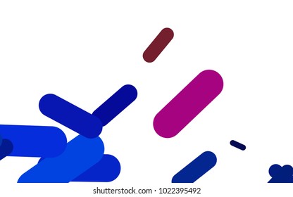 Light Multicolor, Rainbow vector layout with flat lines. Modern geometrical abstract illustration with staves. Smart design for your business advert.