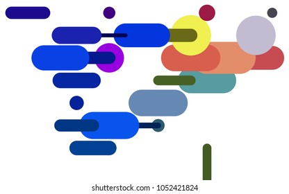 Light Multicolor, Rainbow vector layout with flat lines. Decorative shining illustration with lines on abstract template. The pattern can be used for medical ad, booklets, leaflets