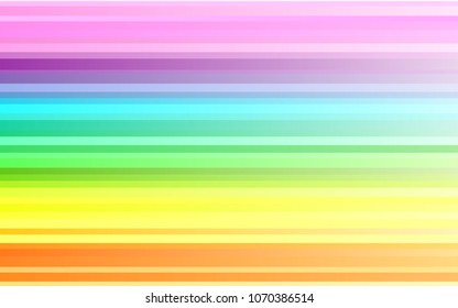Light Multicolor, Rainbow vector layout with flat lines. Modern geometrical abstract illustration with staves. The pattern can be used as ads, poster, banner for commercial.