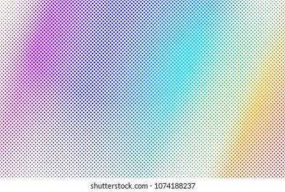 Light Multicolor, Rainbow vector  layout with circle shapes. Beautiful colored illustration with blurred circles in nature style. The pattern can be used for aqua ad, booklets.