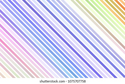 Light Multicolor, Rainbow vector layout with flat lines. Glitter abstract illustration with colored sticks. The pattern can be used for websites.