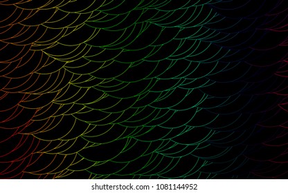 Light Multicolor, Rainbow vector  layout with circle shapes. Beautiful colored illustration with blurred circles in nature style. The pattern can be used for aqua ad, booklets.
