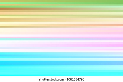 Light Multicolor, Rainbow vector layout with flat lines. Blurred decorative design in simple style with lines. Smart design for your business advert.