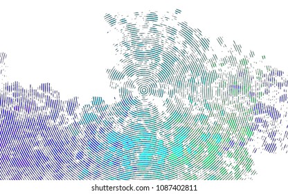 Light Multicolor, Rainbow vector layout with flat lines. Decorative shining illustration with lines on abstract template. The pattern can be used for busines ad, booklets, leaflets