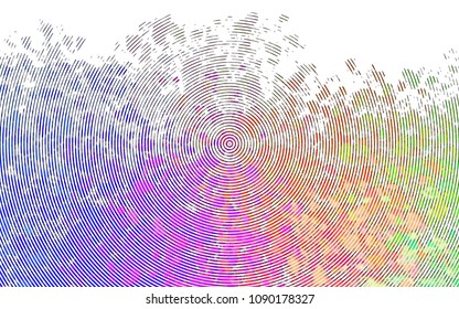 Light Multicolor, Rainbow vector layout with flat lines. Decorative shining illustration with lines on abstract template. The pattern can be used for websites.