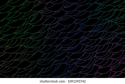 Light Multicolor, Rainbow vector  layout with circle shapes. Beautiful colored illustration with blurred circles in nature style. The pattern can be used for aqua ad, booklets.