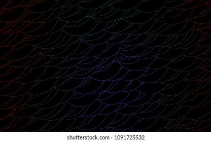 Light Multicolor, Rainbow vector  layout with circle shapes. Blurred bubbles on abstract background with colorful gradient. The pattern can be used for ads, leaflets of liquid.