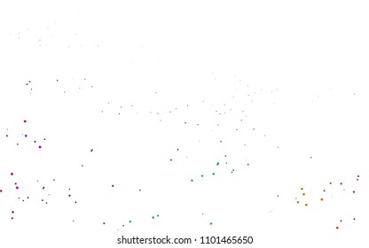 Light Multicolor, Rainbow vector  layout with circle shapes. Glitter abstract illustration with blurred drops of rain. Beautiful design for your business natural advert.
