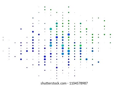 Light Multicolor, Rainbow vector  layout with circle shapes. Illustration with set of shining colorful abstract circles. Pattern can be used as texture of water, rain drops.