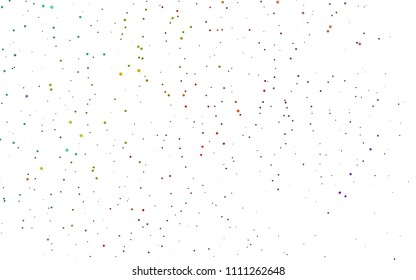 Light Multicolor, Rainbow vector  layout with circle shapes. Beautiful colored illustration with blurred circles in nature style. The pattern can be used for aqua ad, booklets.