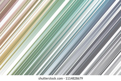 Light Multicolor, Rainbow vector layout with flat lines. Shining colored illustration with narrow lines. The pattern can be used as ads, poster, banner for commercial.
