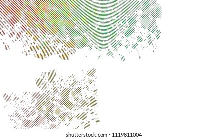 Light Multicolor, Rainbow vector layout with flat lines. Blurred decorative design in simple style with lines. The pattern can be used for busines ad, booklets, leaflets