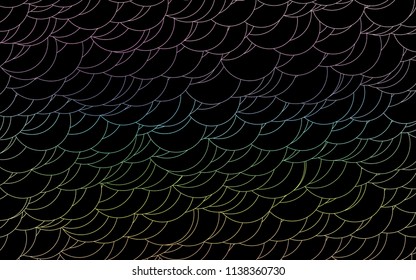 Light Multicolor, Rainbow vector  layout with circle shapes. Blurred decorative design in abstract style with bubbles. The pattern can be used for ads, leaflets of liquid.