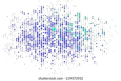 Light Multicolor, Rainbow vector layout with circle shapes. Abstract illustration with colored bubbles in nature style. Pattern for ads, leaflets.