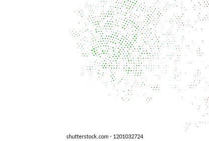 Light Multicolor, Rainbow vector layout with circle shapes. Blurred decorative design in abstract style with bubbles. Design for business adverts.