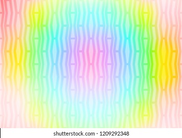 Light Multicolor, Rainbow vector layout with flat lines. Blurred decorative design in simple style with lines. Best design for your ad, poster, banner.