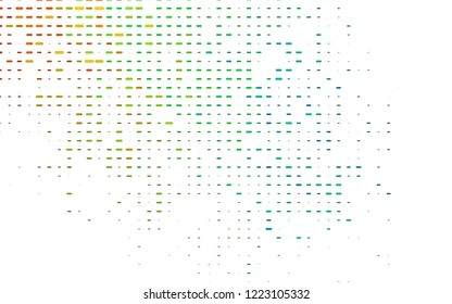 light Multicolor, Rainbow vector layout with flat lines. Modern geometrical abstract illustration with staves. The pattern can be used for busines ad, booklets, leaflets