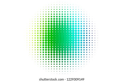 Light Multicolor, Rainbow vector layout with circle shapes. Abstract illustration with colored bubbles in nature style. Pattern for beautiful websites.