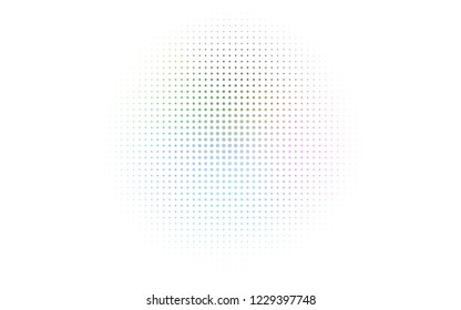 Light Multicolor, Rainbow vector layout with circle shapes. Modern abstract illustration with colorful water drops. Template for your brand book.