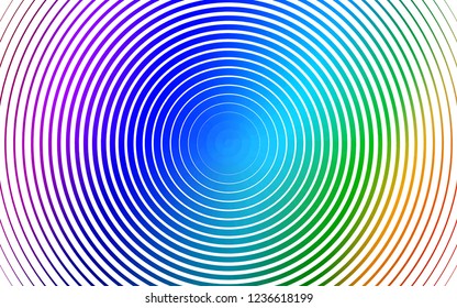 Light Multicolor, Rainbow vector layout with circle shapes. Glitter abstract illustration with blurred drops of rain. Pattern for ads, leaflets.