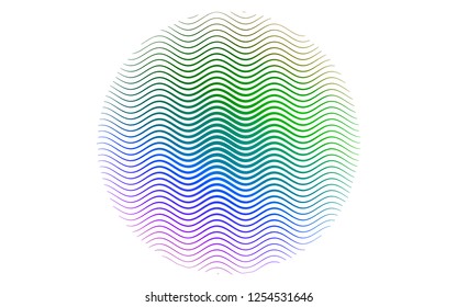 Light Multicolor, Rainbow vector layout with flat lines. Lines on blurred abstract background with gradient. Pattern for business booklets, leaflets.