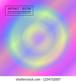 Light multicolor, rainbow vector layout with circle shapes. Blurry circles on an abstract background with a colorful gradient. Design of posters, banners.