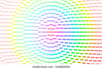 Light Multicolor, Rainbow vector layout with flat lines. Glitter abstract illustration with colored sticks. Pattern for ads, posters, banners.